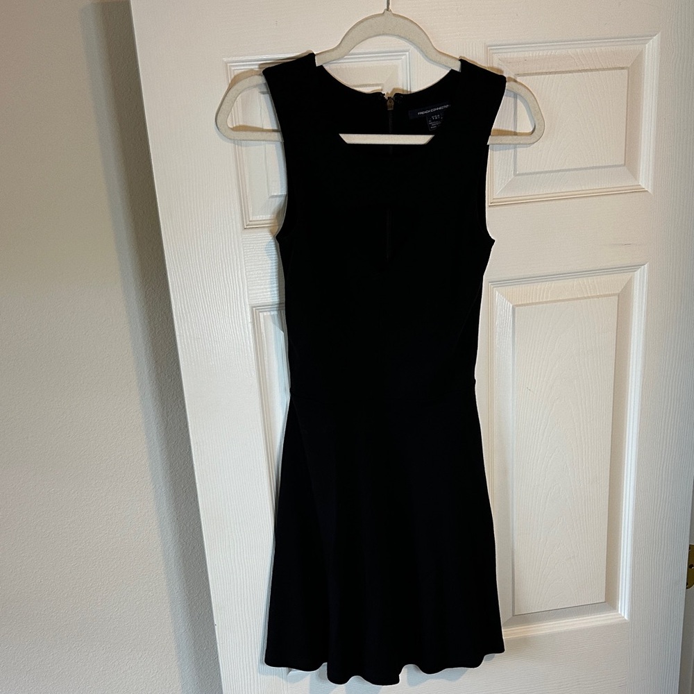 Classic Black Sleeveless Fit-and-Flare Dress